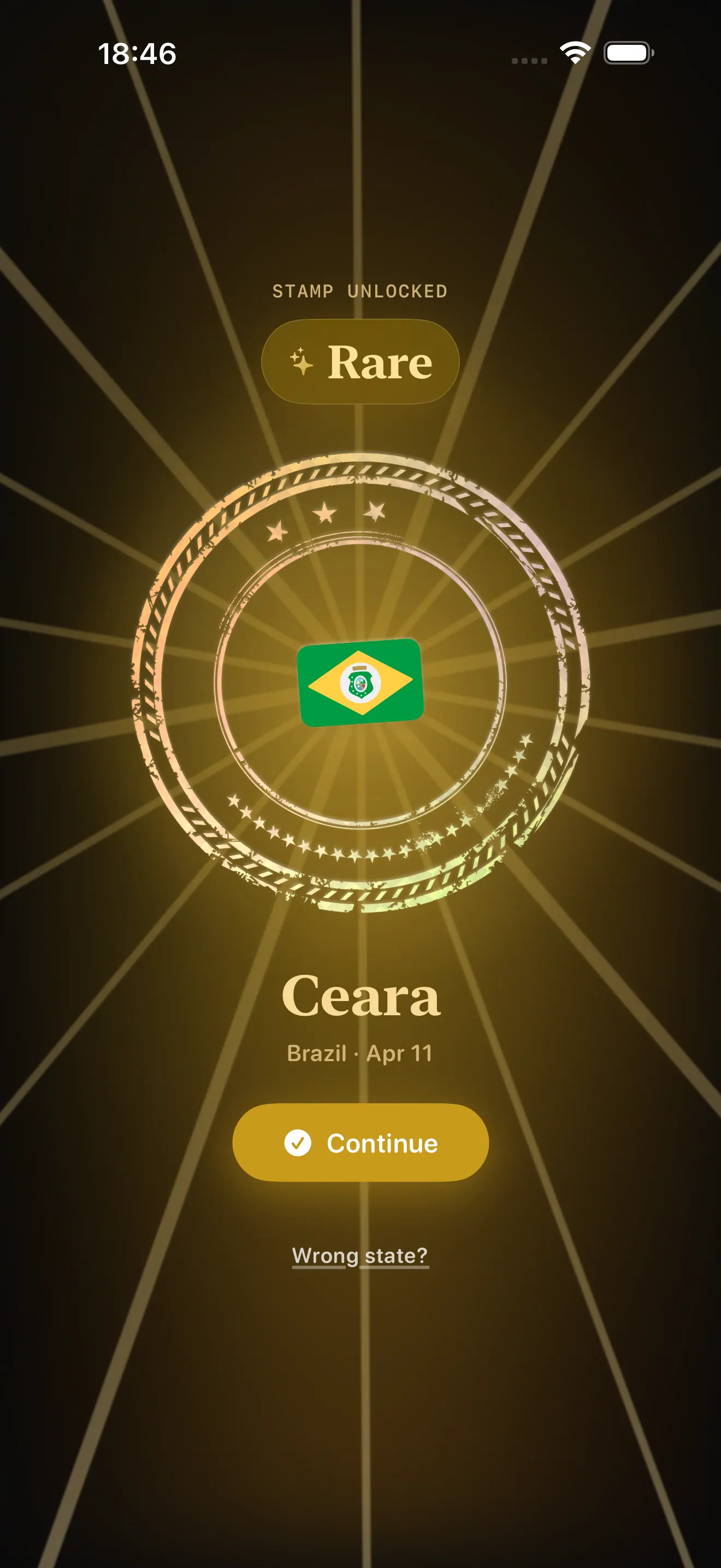Celebração de carimbo Raro do Ceará